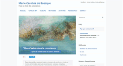 Desktop Screenshot of mcdebaecque.org